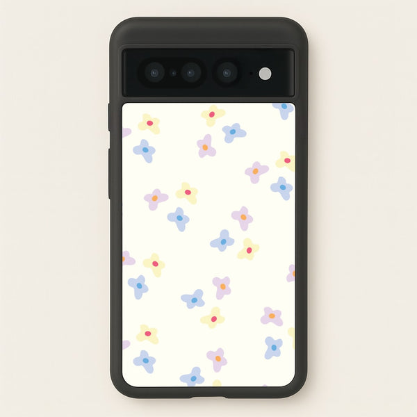 Pastel Flowers Pattern - Mother's Day Phone Case for Google Pixel 7 Pro