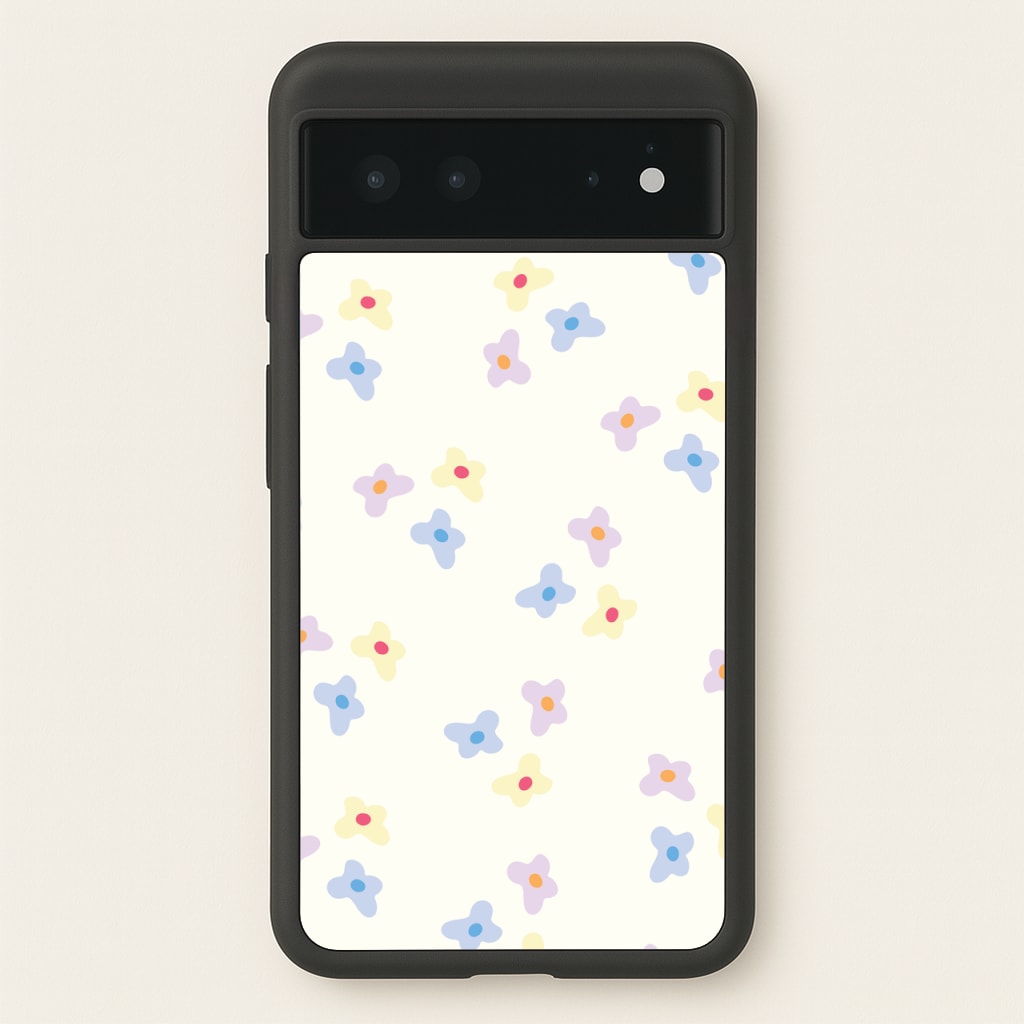 Pastel Flowers Pattern - Mother's Day Phone Case for Google Pixel 6