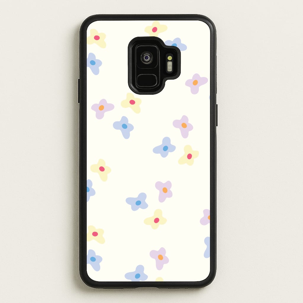 Pastel Flowers Pattern - Mother's Day Phone Case for Galaxy S9