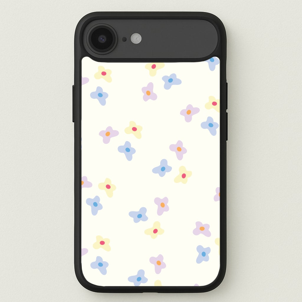 Pastel Flowers Pattern Phone Case for iPhone 17 Air