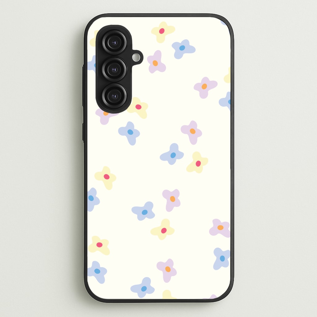 Pastel Flowers Pattern - Mother's Day Phone Case for Galaxy S23FE