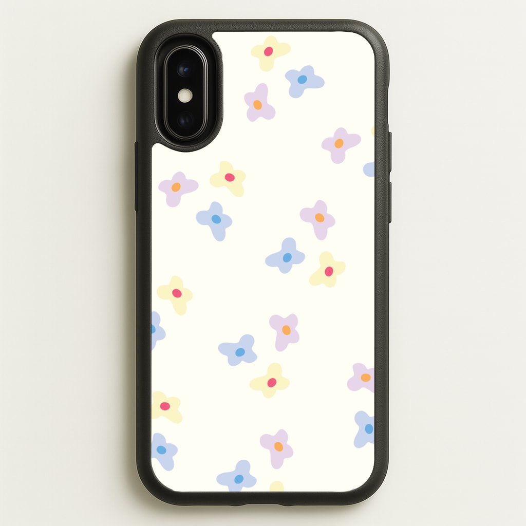Pastel Flowers Pattern - Mother's Day Phone Case for iPhone X / XS