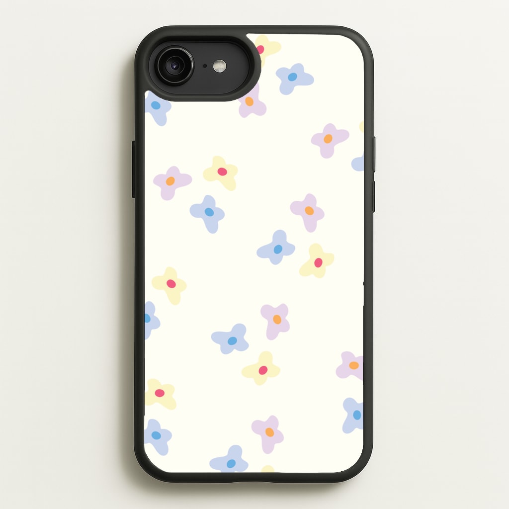Pastel Flowers Pattern - Mother's Day Phone Case for iPhone 6 Plus / 7 Plus / 8 Plus