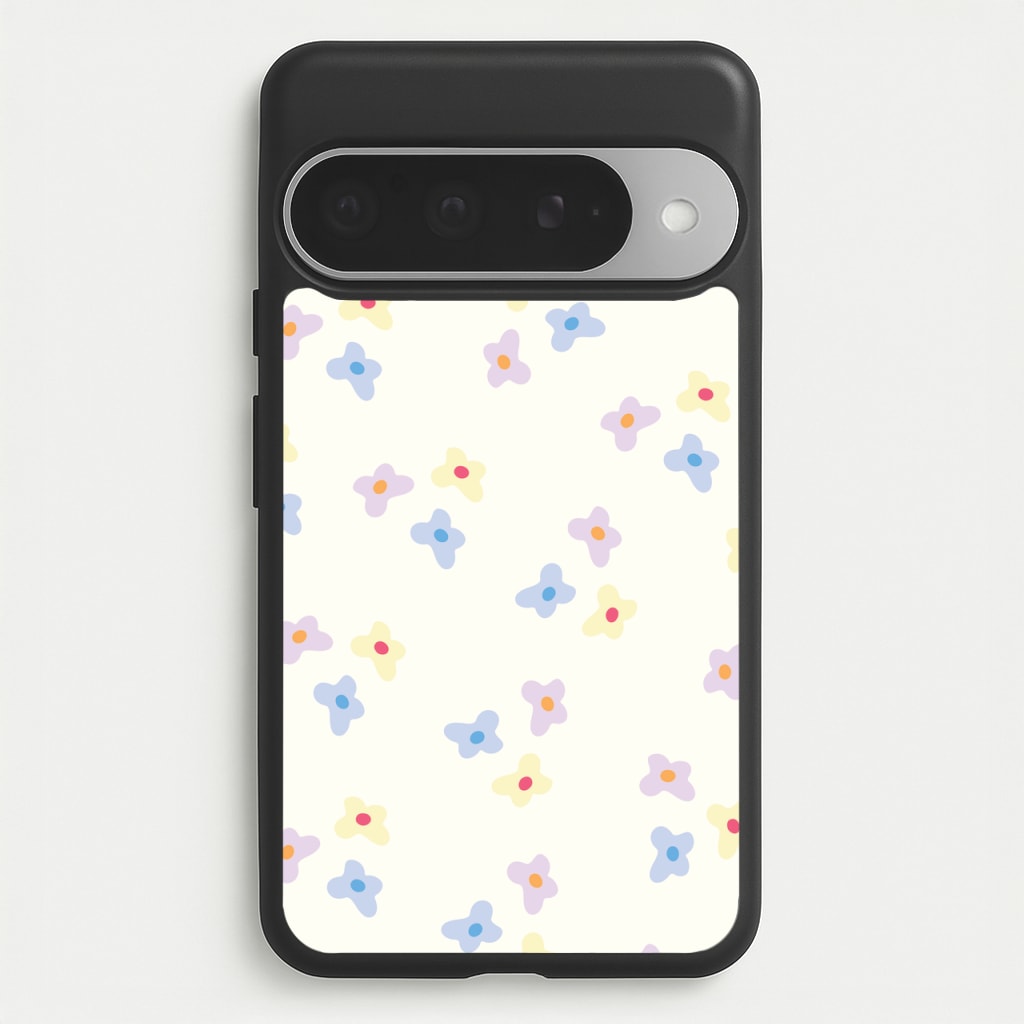 Pastel Flowers Pattern Phone Case for Google Pixel 10 Pro XL