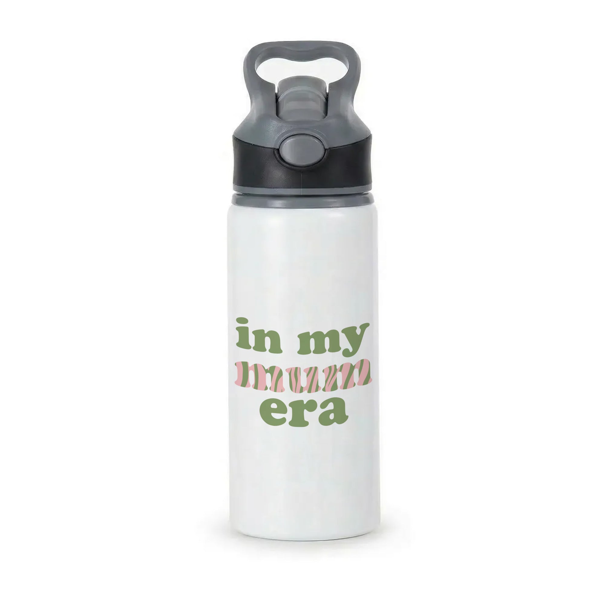 In My Mum Era Active Water Bottle - Black