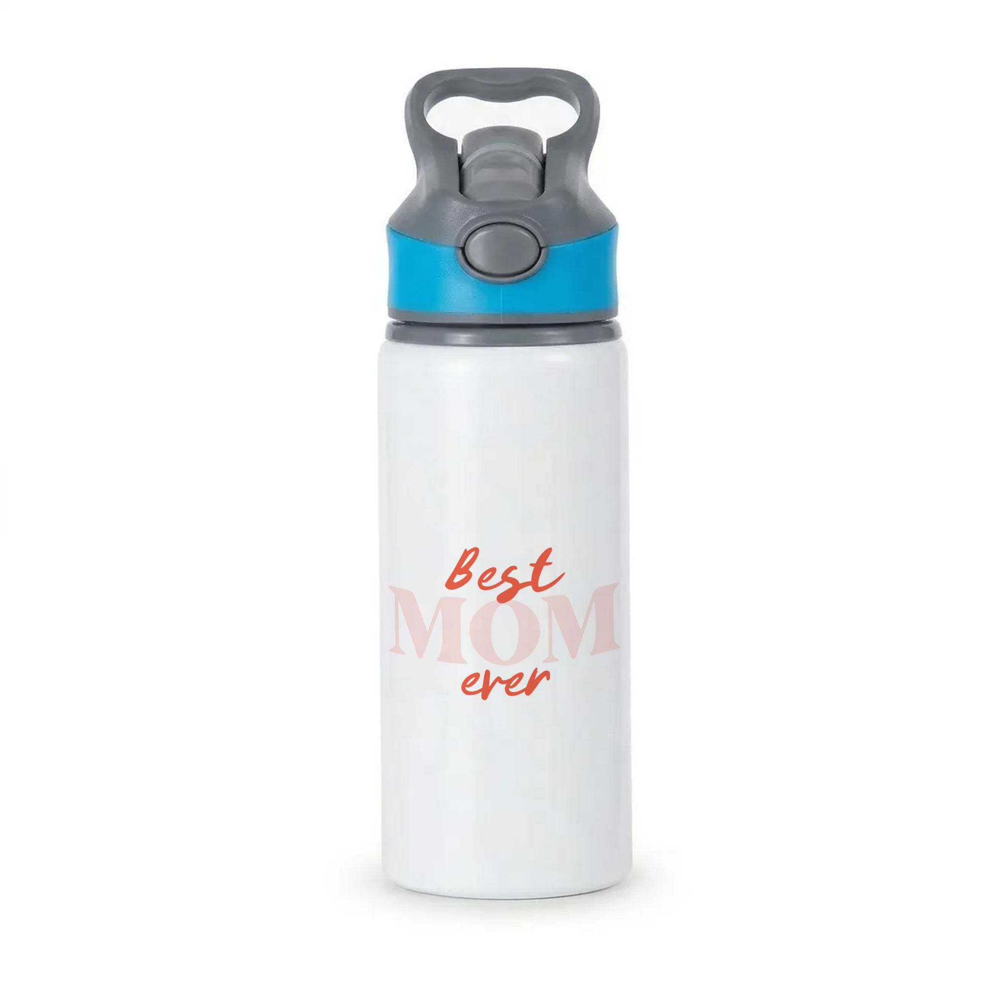 Best Mom Ever Active Water Bottle - Blue