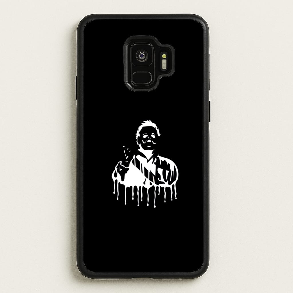 Black & White - Myers - Michael Myers Phone Case for Galaxy S9
