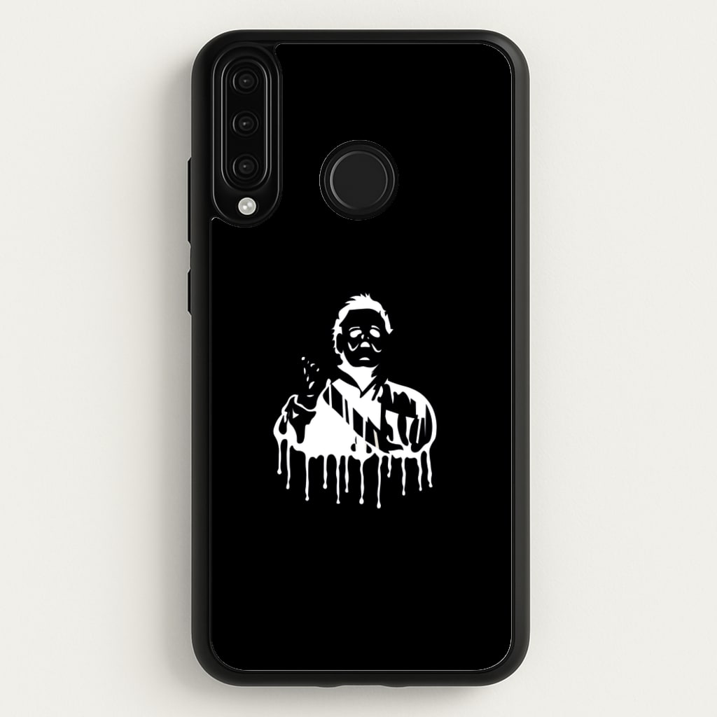 Black & White - Myers - Michael Myers Phone Case for Huawei P30 Lite