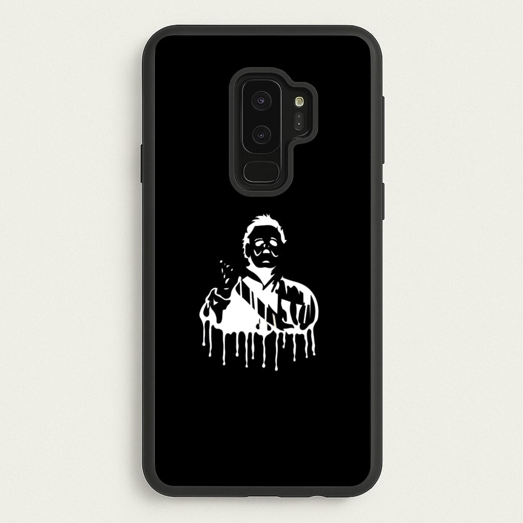 Black & White - Myers  - Michael Myers Phone Case for Galaxy S9 Plus
