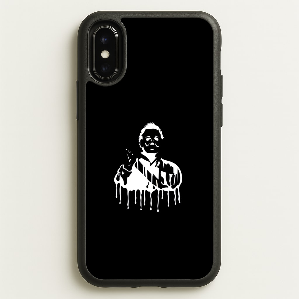 Black & White - Myers - Michael Myers Phone Case for iPhone X / XS