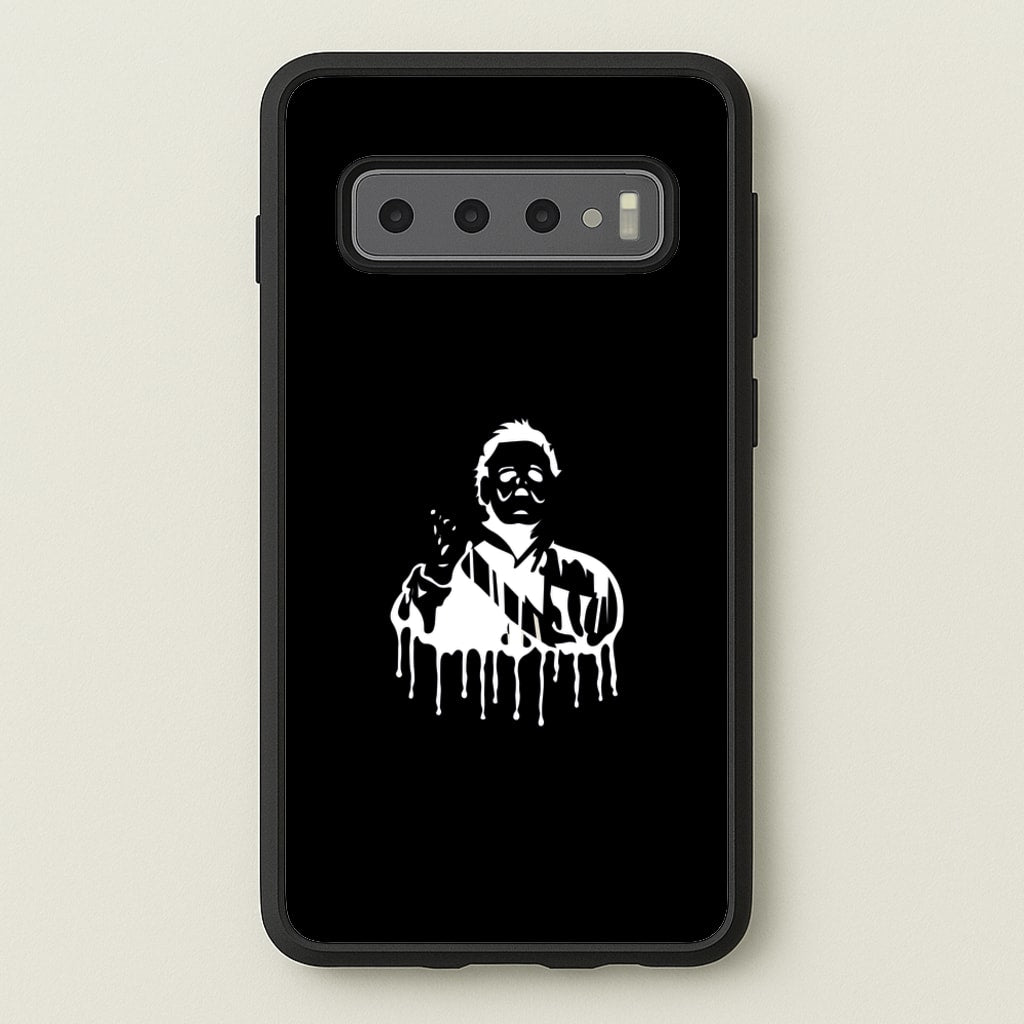 Black & White - Myers - Michael Myers Phone Case for Galaxy S10 Plus