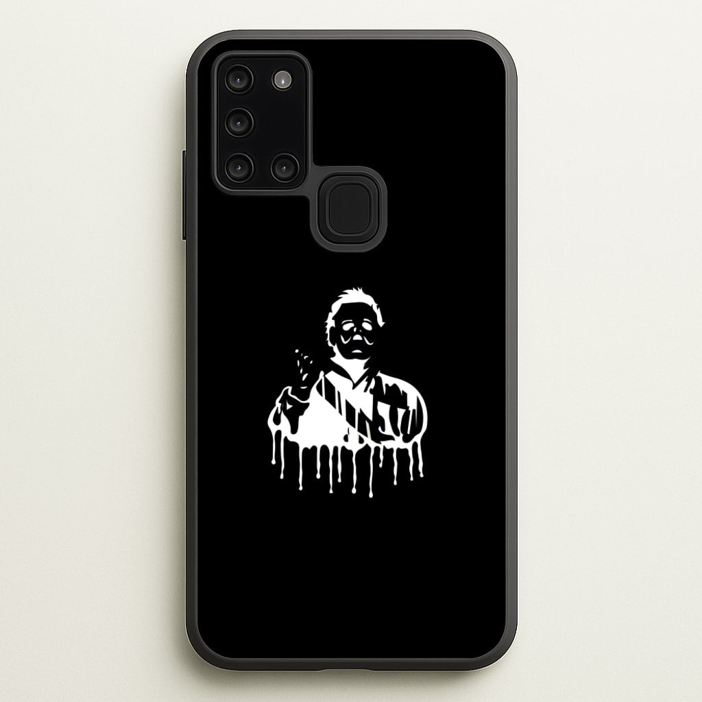Black & White - Myers - Michael Myers Phone Case for Galaxy A21s