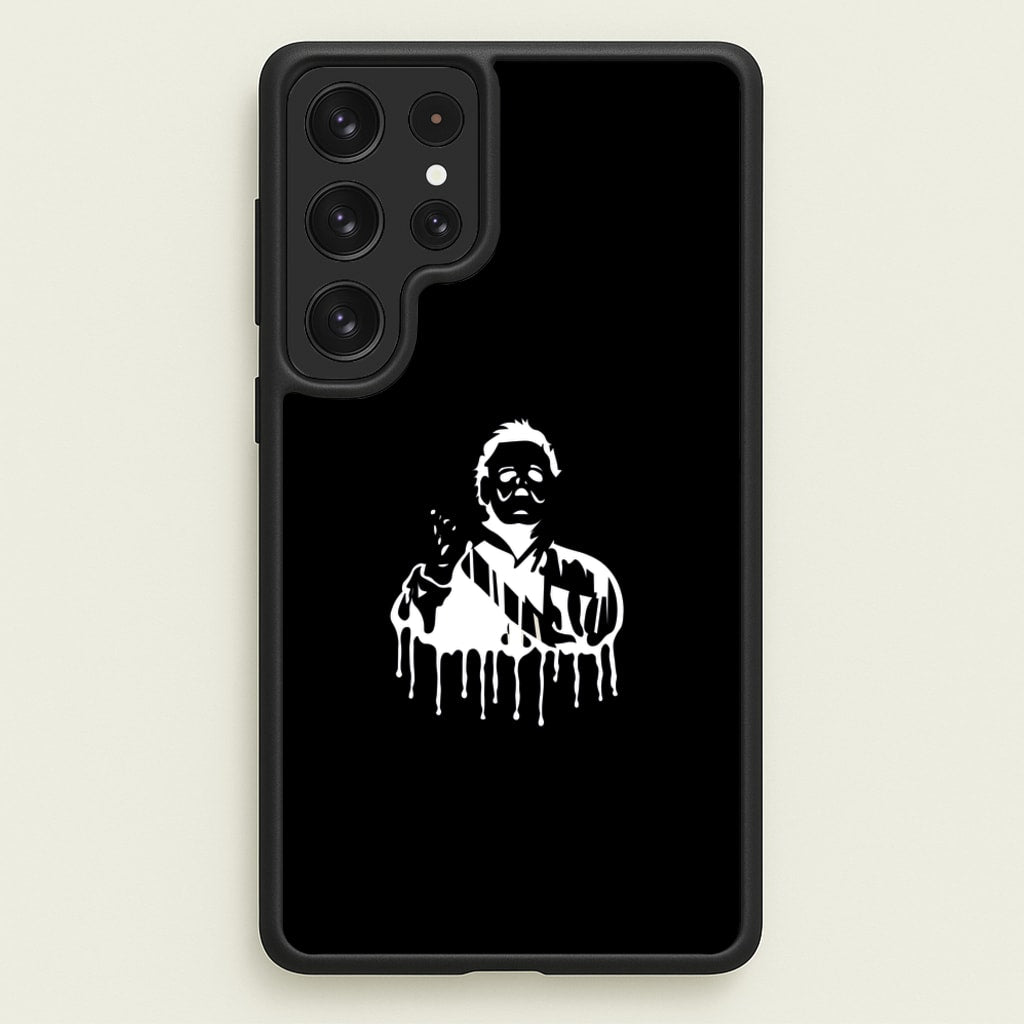 Black & White - Myers - Michael Myers Phone Case for Galaxy S22 Ultra