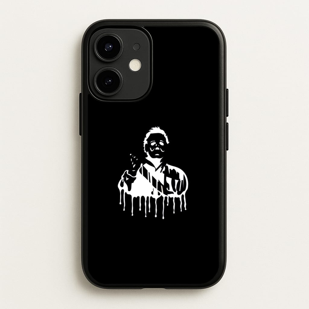 Black & White - Myers - Michael Myers Phone Case for iPhone 12 / 12 Pro