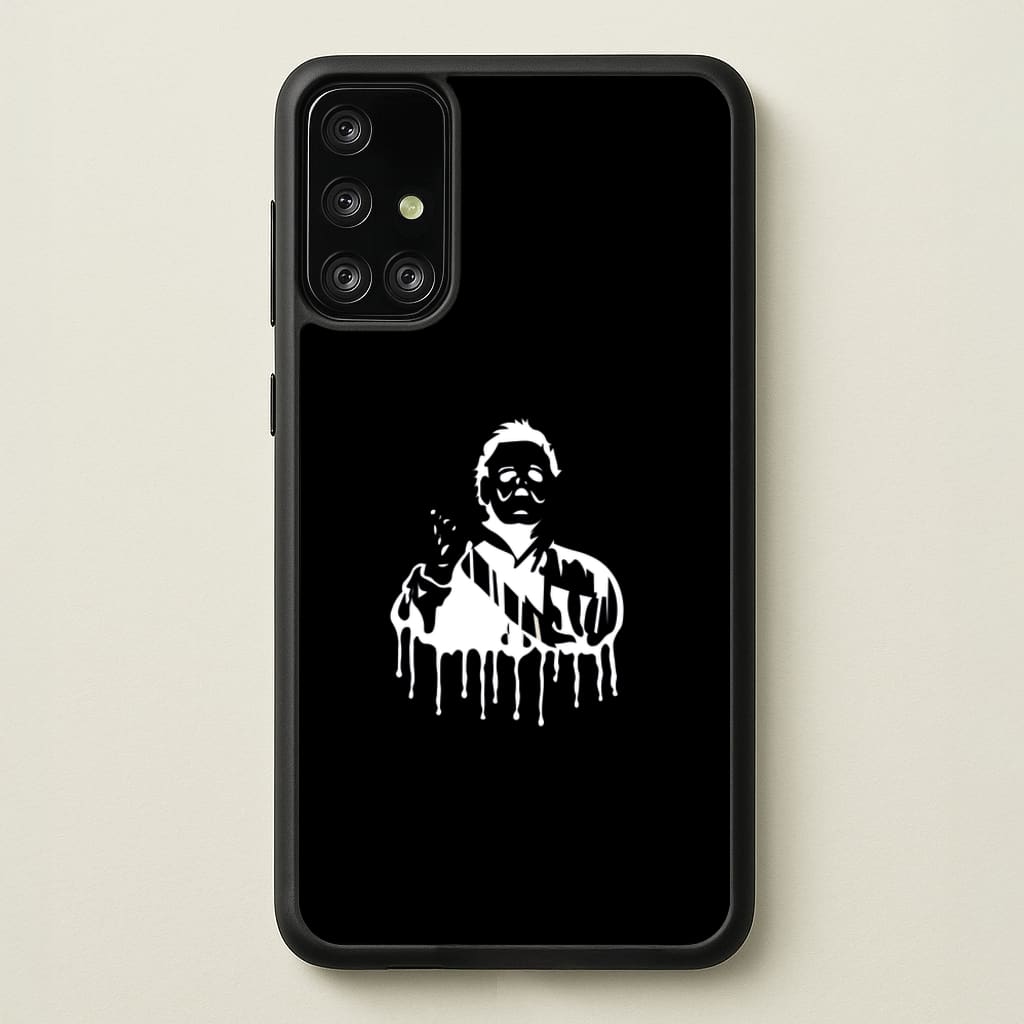 Black & White - Myers - Michael Myers Phone Case for Galaxy A71