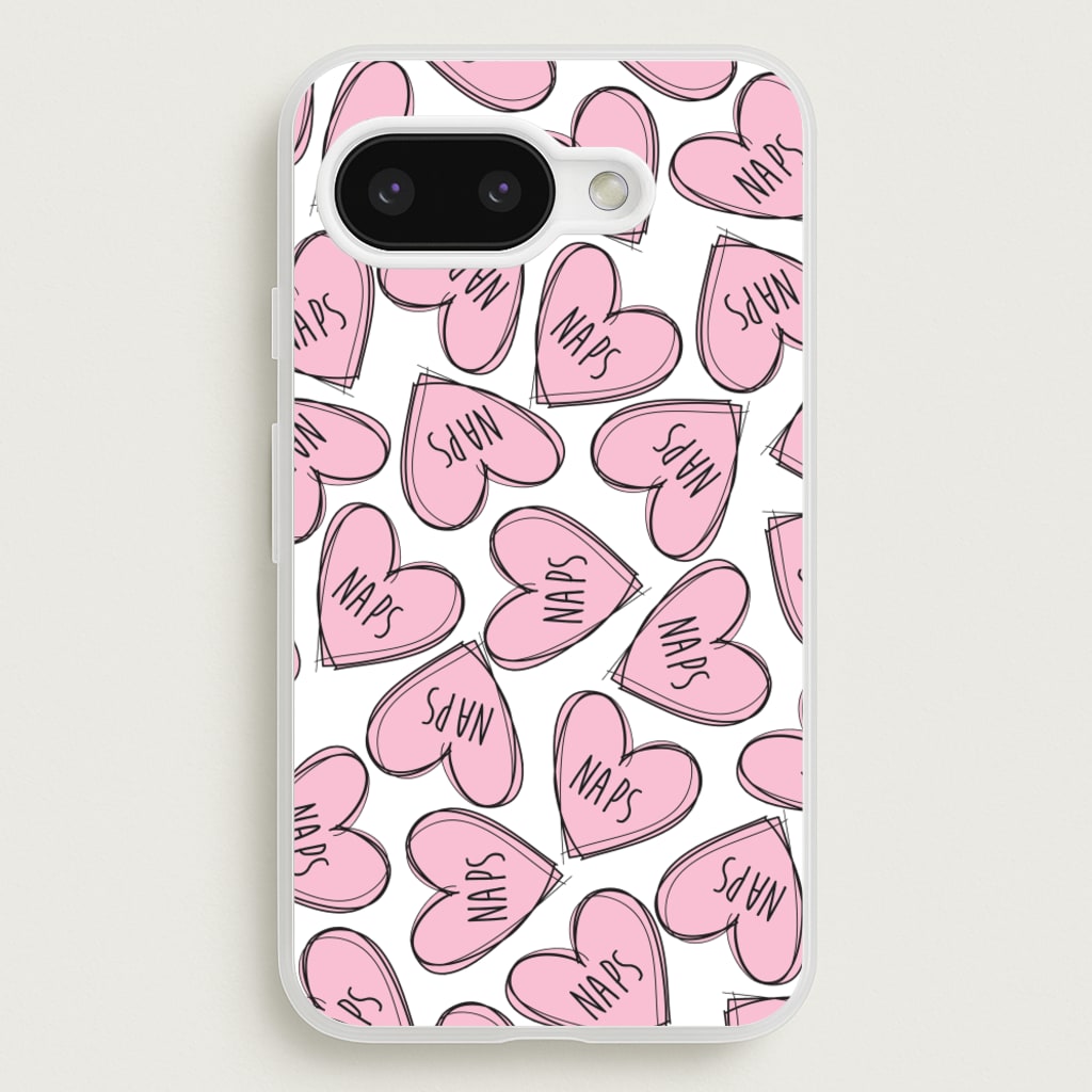 Nap Hearts, Tumblr Inspired - Phone Case for Google Pixel 9a