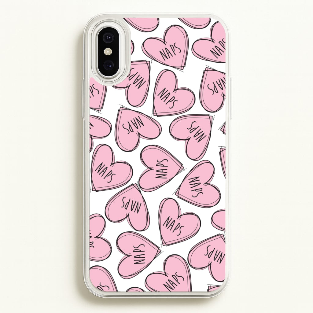 Nap Hearts, Tumblr Inspired - Phone Case for iPhone XS Max