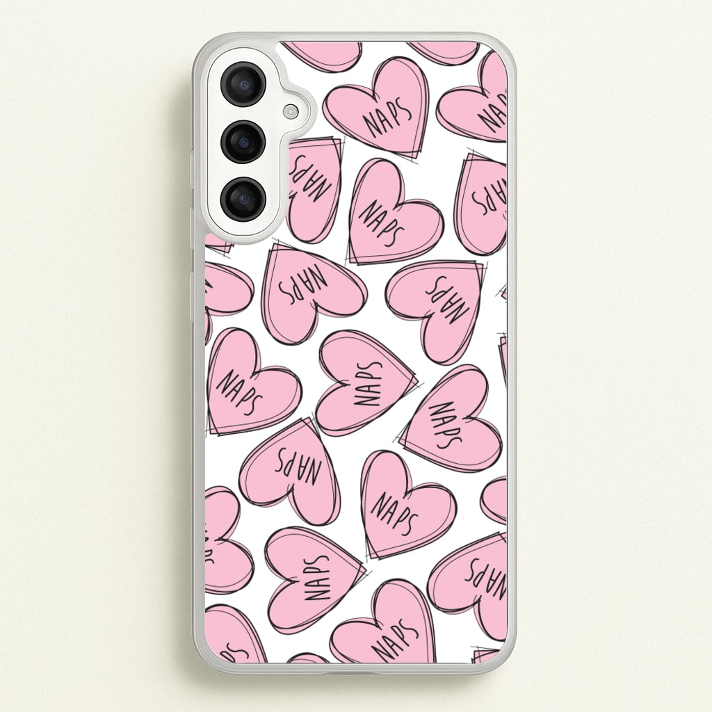 Nap Hearts, Tumblr Inspired - Phone Case for Galaxy A34