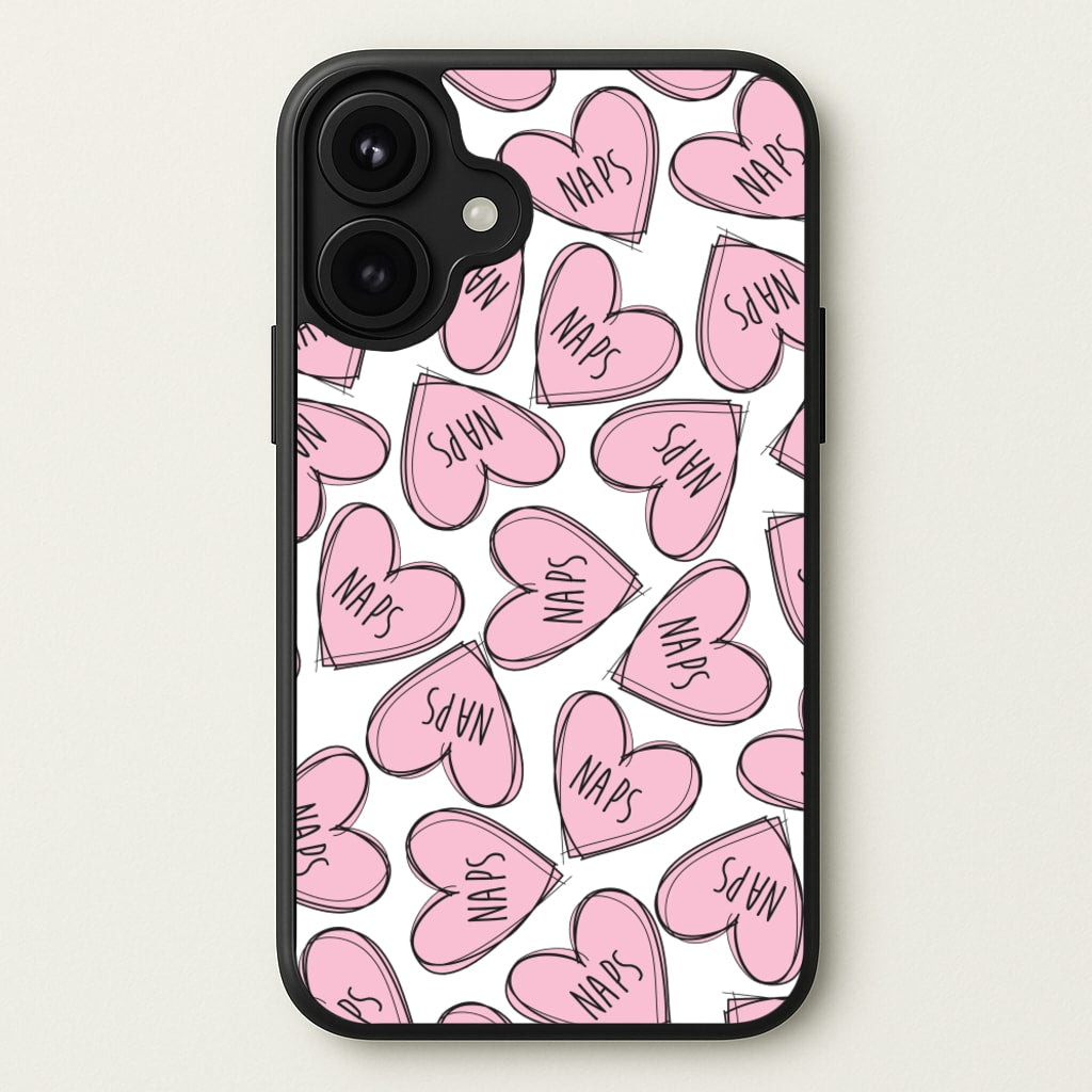 Nap Hearts, Tumblr Inspired Phone Case for iPhone 17