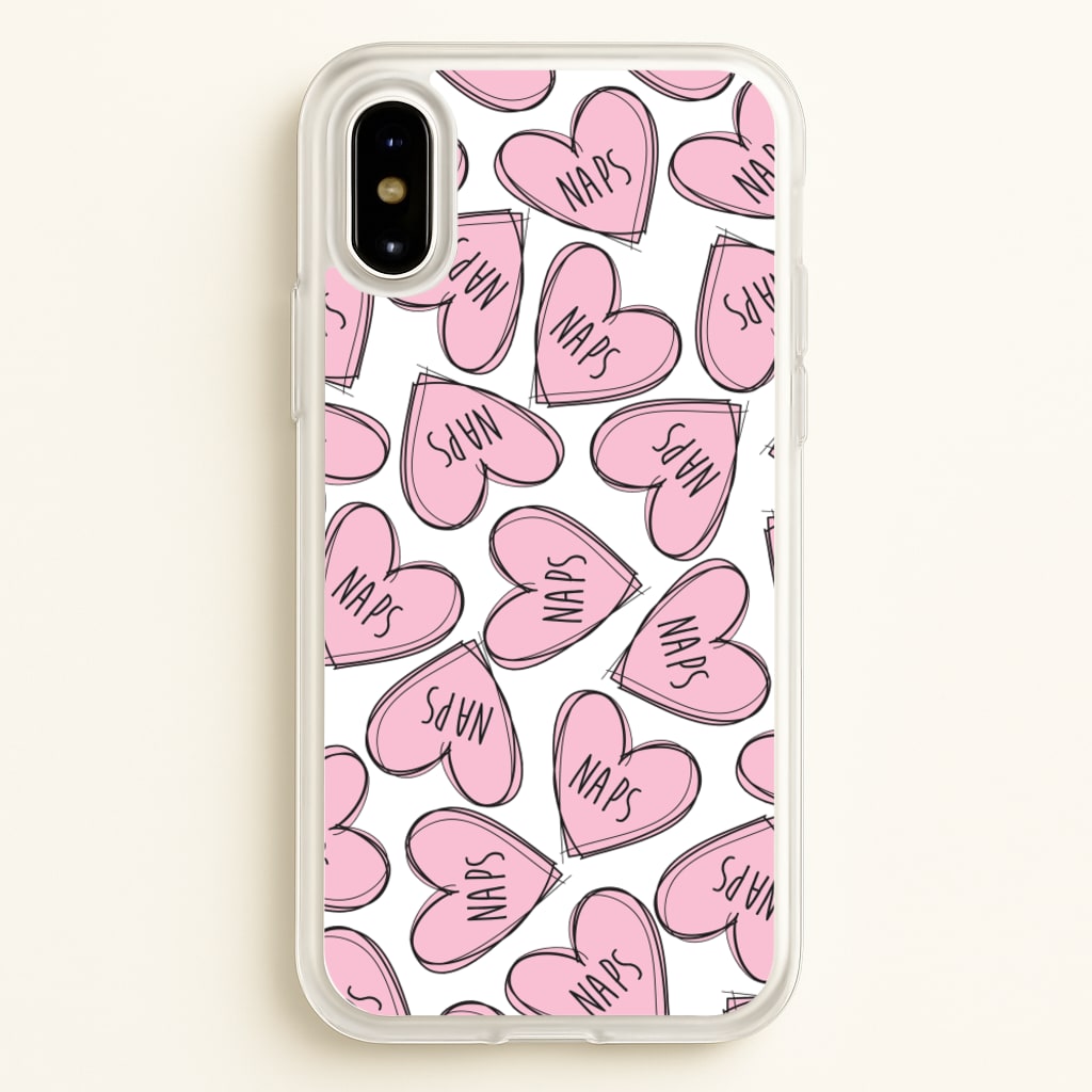 Nap Hearts, Tumblr Inspired - Phone Case for iPhone X / XS