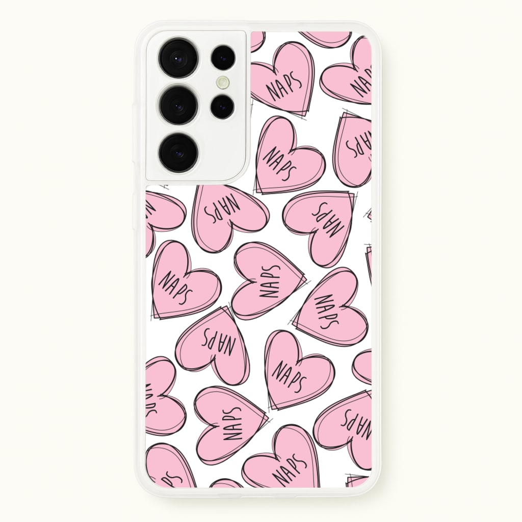 Nap Hearts, Tumblr Inspired - Phone Case for Galaxy S21 Ultra