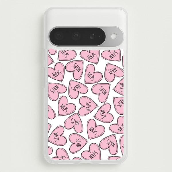 Nap Hearts, Tumblr Inspired Phone Case for Google Pixel 10 Pro XL