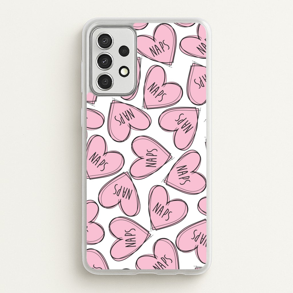 Nap Hearts, Tumblr Inspired - Phone Case for Galaxy A52 / A52s