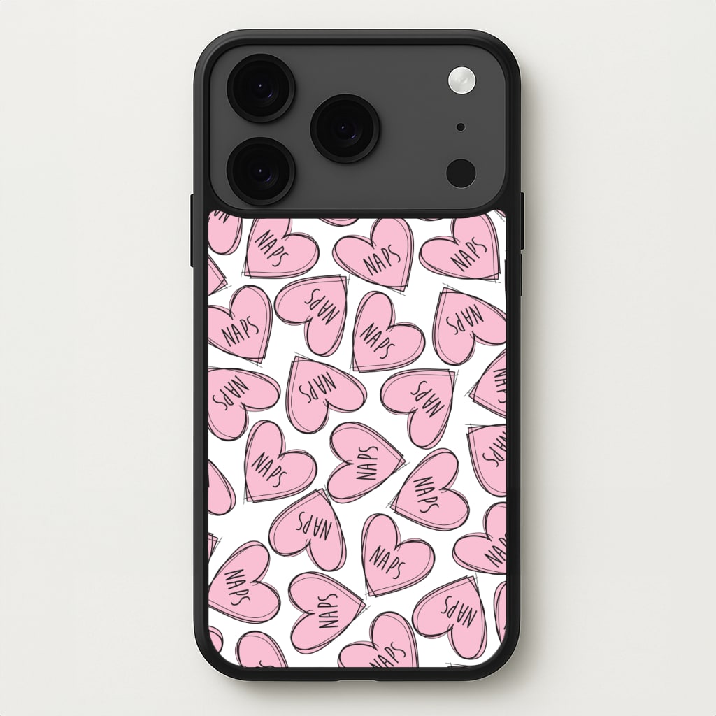Nap Hearts, Tumblr Inspired Phone Case for iPhone 17 Pro