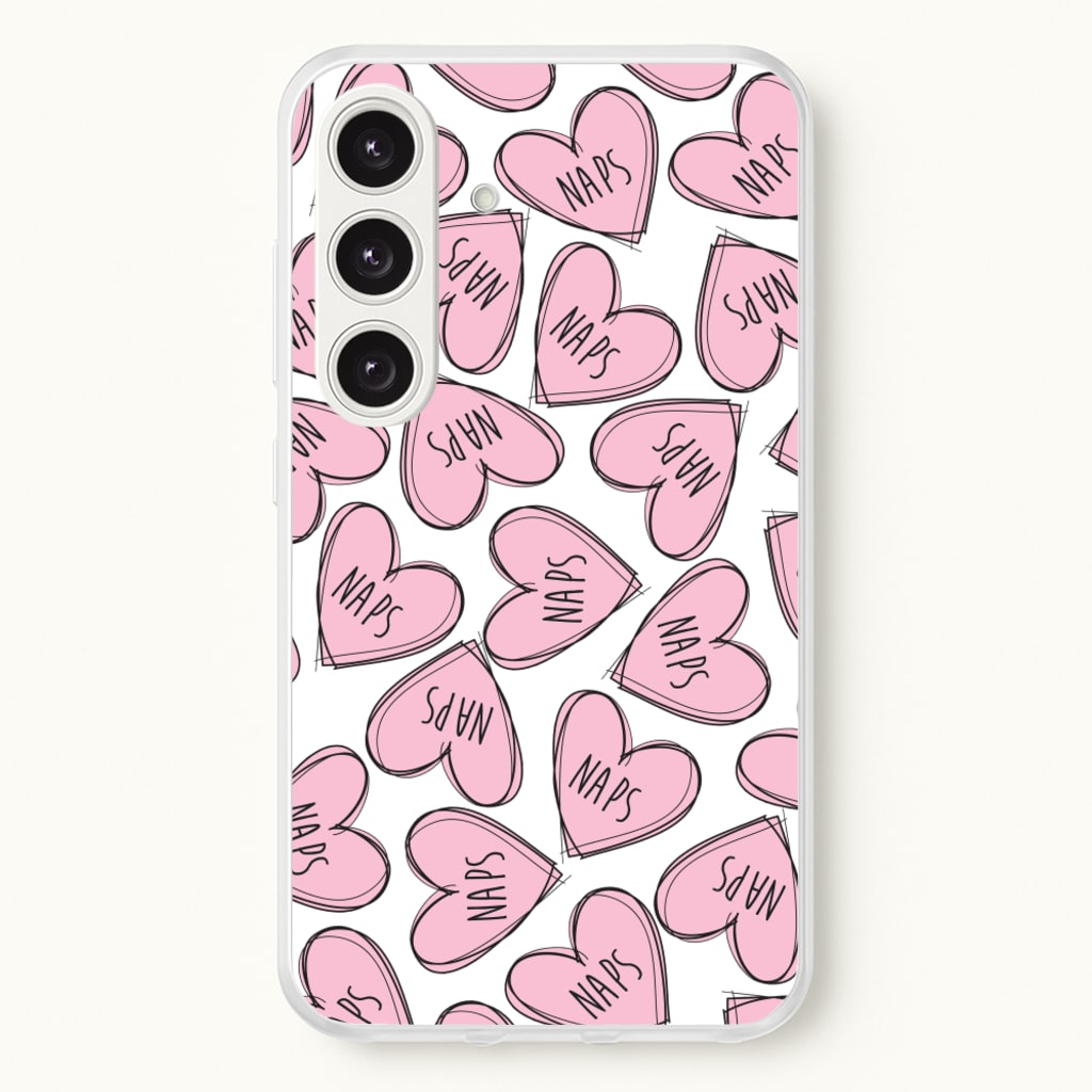 Nap Hearts, Tumblr Inspired - Phone Case for Galaxy S25 Plus