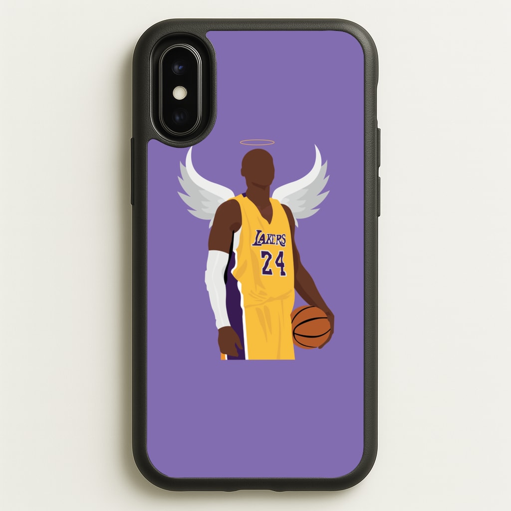 Kobe with wings - Basketball - Basketball Phone Case for iPhone X / XS