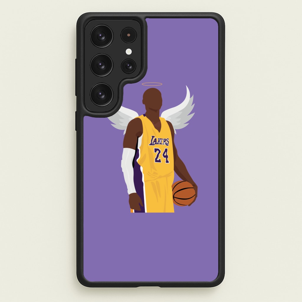Kobe with wings - Basketball - Basketball Phone Case for Galaxy S22 Ultra