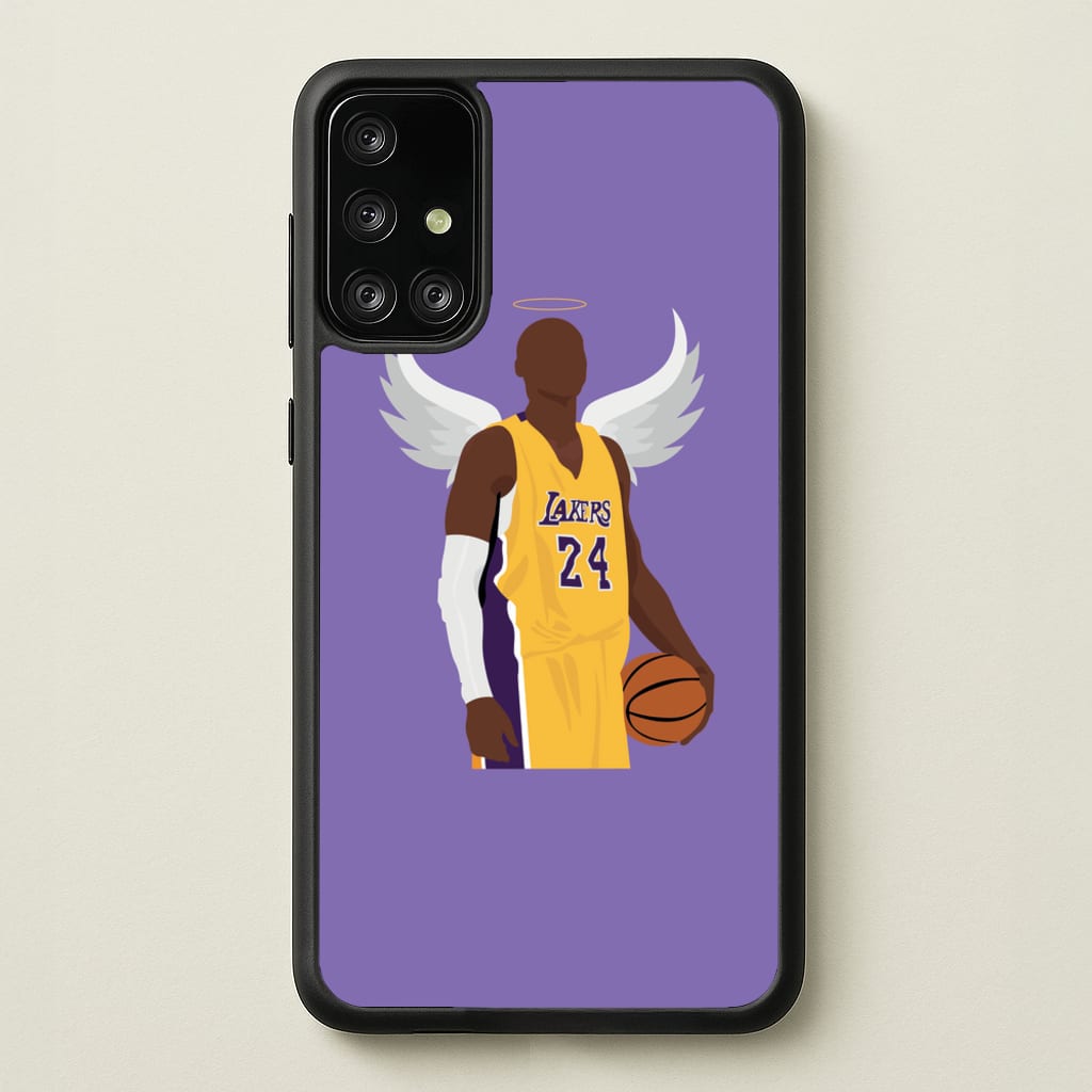Kobe with wings - Basketball - Basketball Phone Case for Galaxy A71