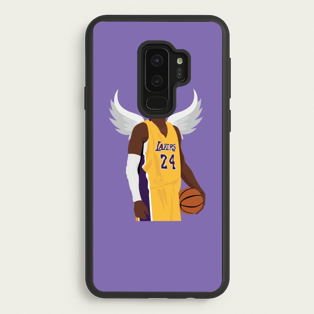 Kobe with wings - Basketball - Basketball Phone Case for Galaxy S9 Plus