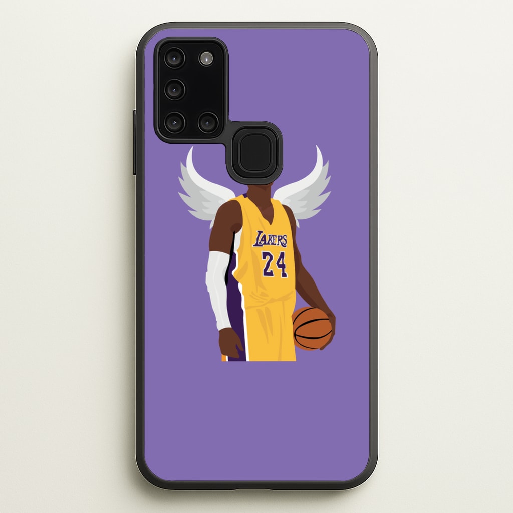Kobe with wings - Basketball - Basketball Phone Case for Galaxy A21s