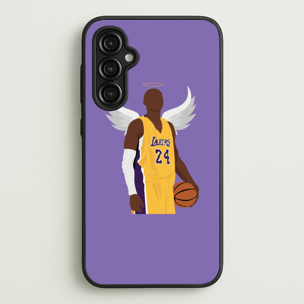 Kobe with wings - Basketball - Basketball Phone Case for Galaxy A14