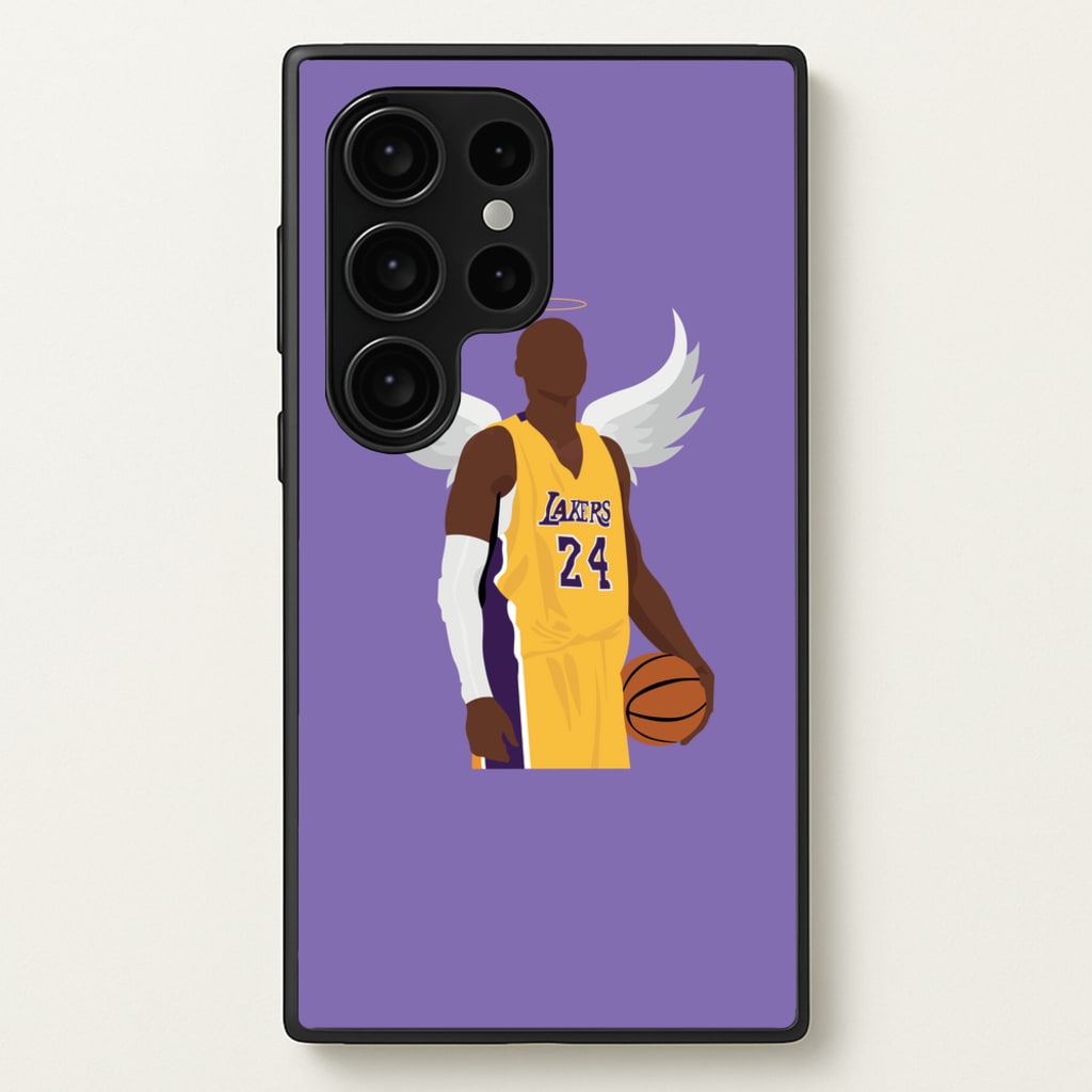 Kobe with wings - Basketball - Basketball Phone Case for Galaxy S24 Ultra