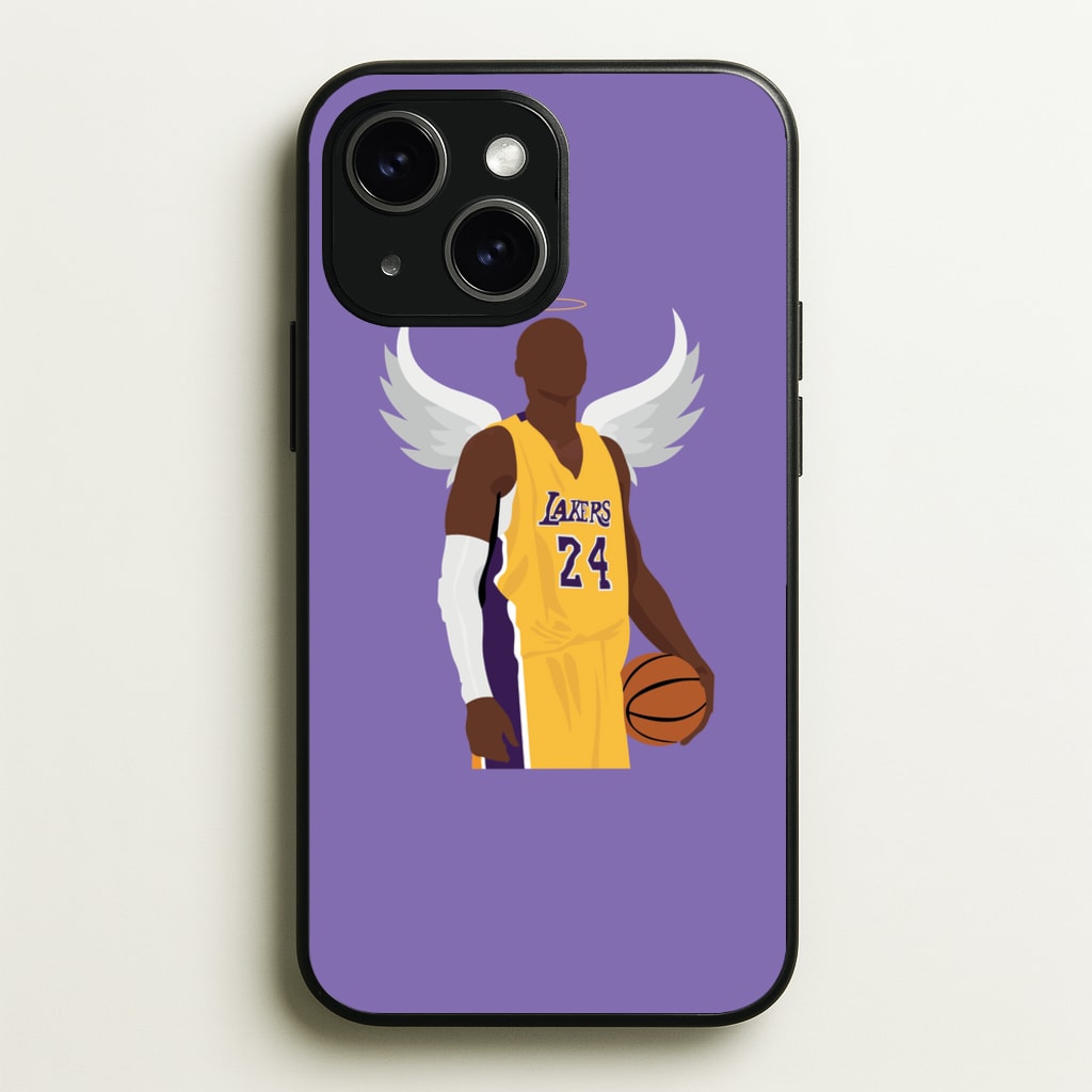 Kobe with wings - Basketball - Basketball Phone Case for iPhone 15 Plus