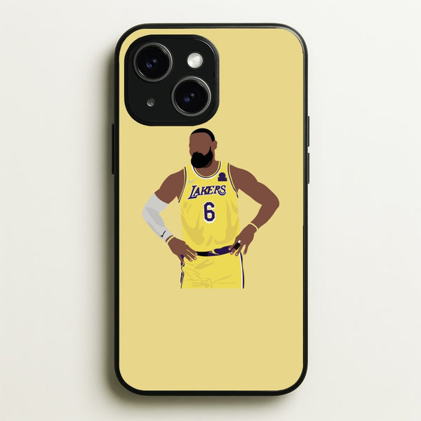 Lebron - Baskteball - Basketball Phone Case for iPhone 15