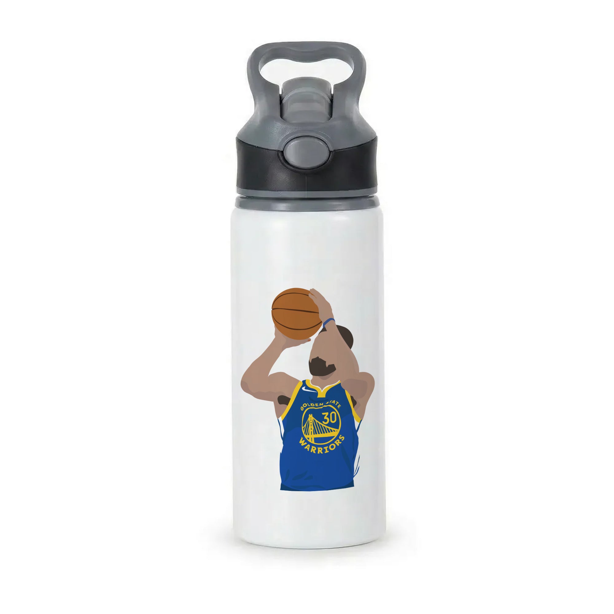 Curry - Basketball Active Water Bottle - Black