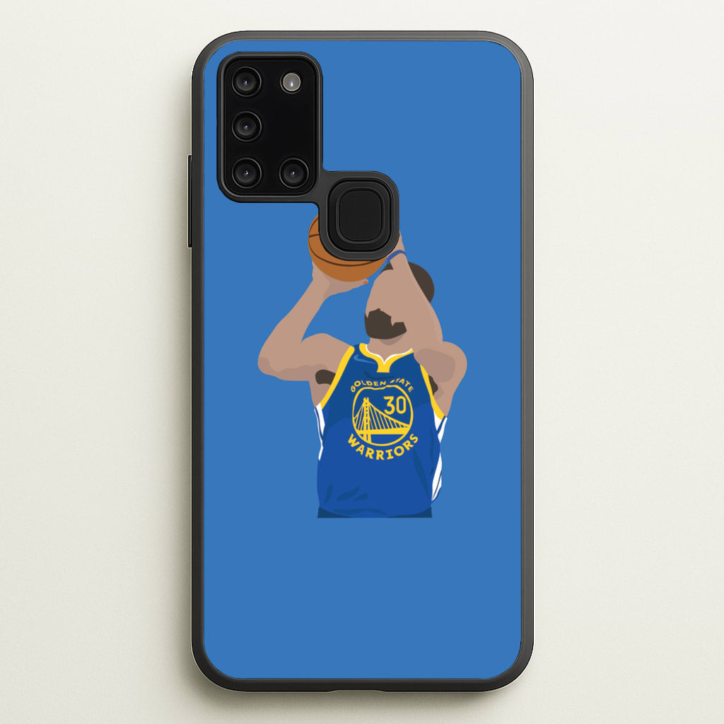 Curry - Basketball - Basketball Phone Case for Galaxy A21s