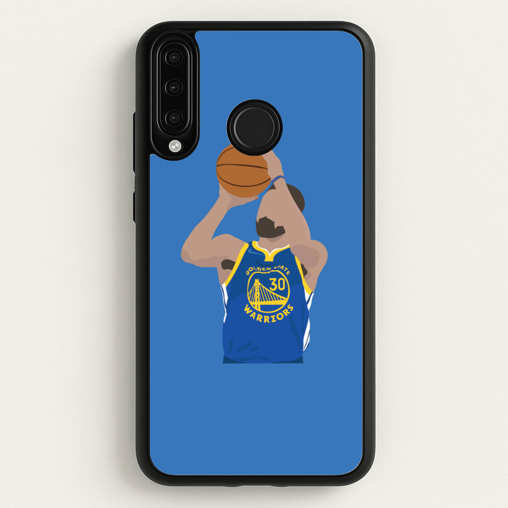 Curry - Basketball - Basketball Phone Case for Huawei P30 Lite