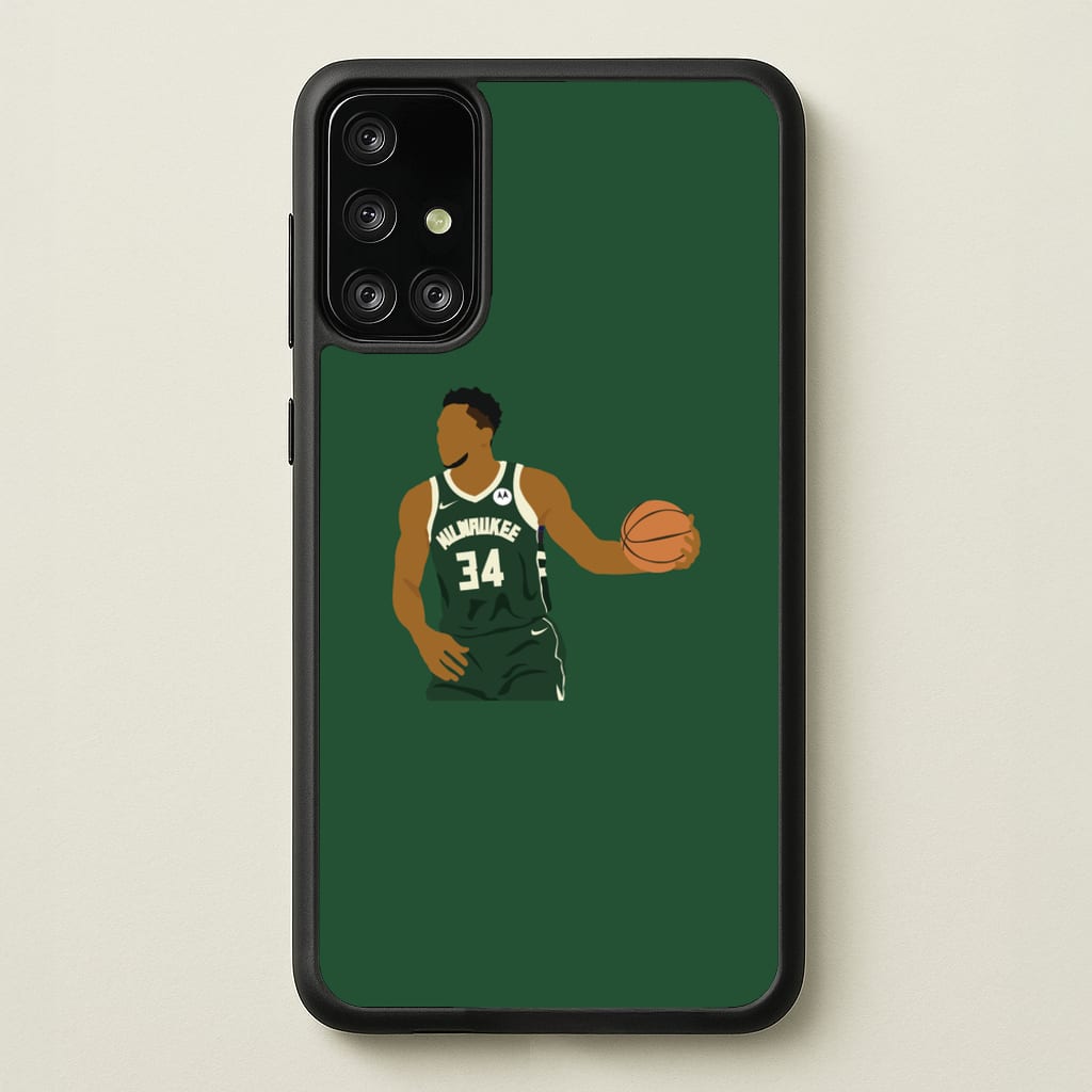 Giannis - Basketball - Basketball Phone Case for Galaxy A71