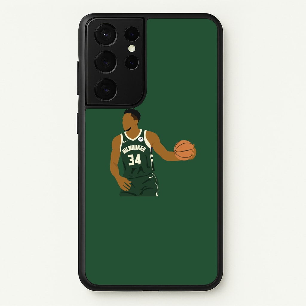 Giannis - Basketball - Basketball Phone Case for Galaxy S21 Ultra