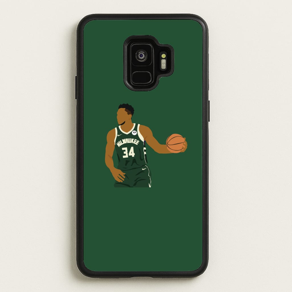 Giannis - Basketball - Basketball Phone Case for Galaxy S9