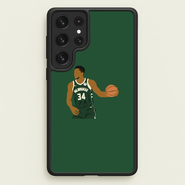 Giannis - Basketball - Basketball Phone Case for Galaxy S22 Ultra