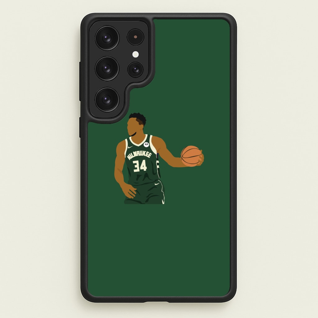Giannis - Basketball - Basketball Phone Case for Galaxy S23 Ultra