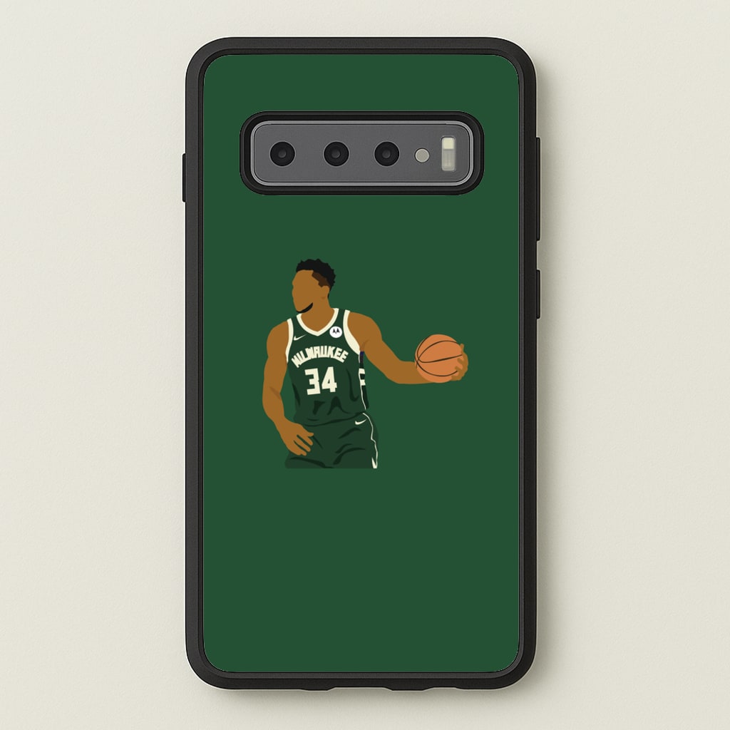 Giannis - Basketball - Basketball Phone Case for Galaxy S10