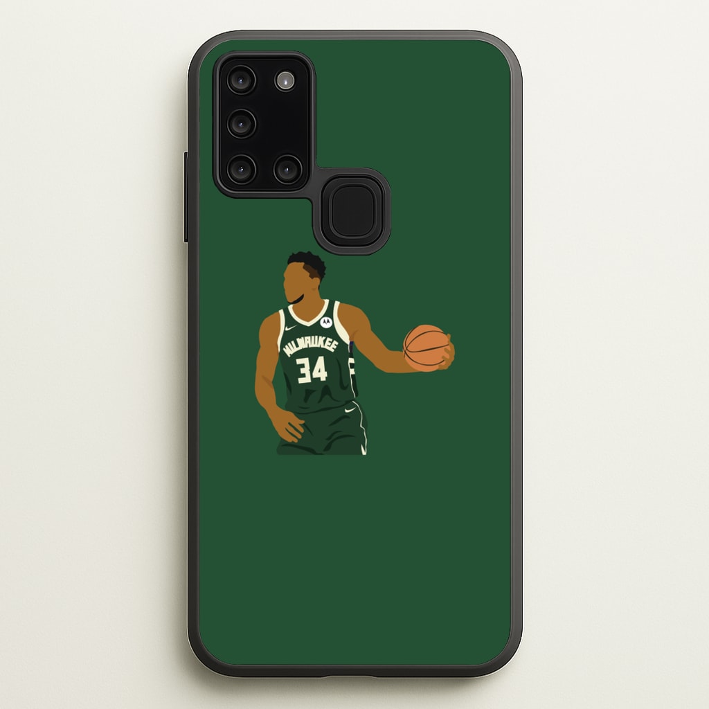 Giannis - Basketball - Basketball Phone Case for Galaxy A21s