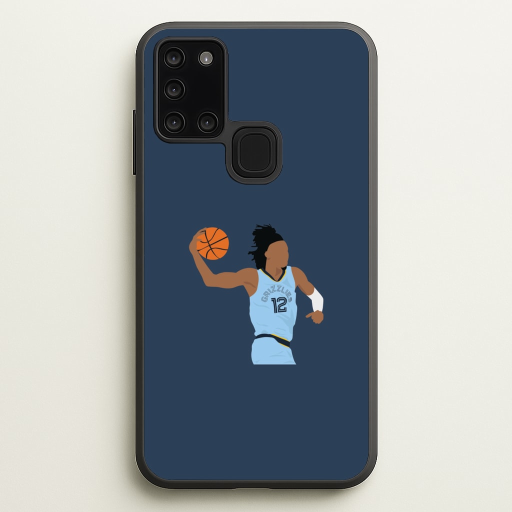 Morant - Basketball - Basketball Phone Case for Galaxy A21s