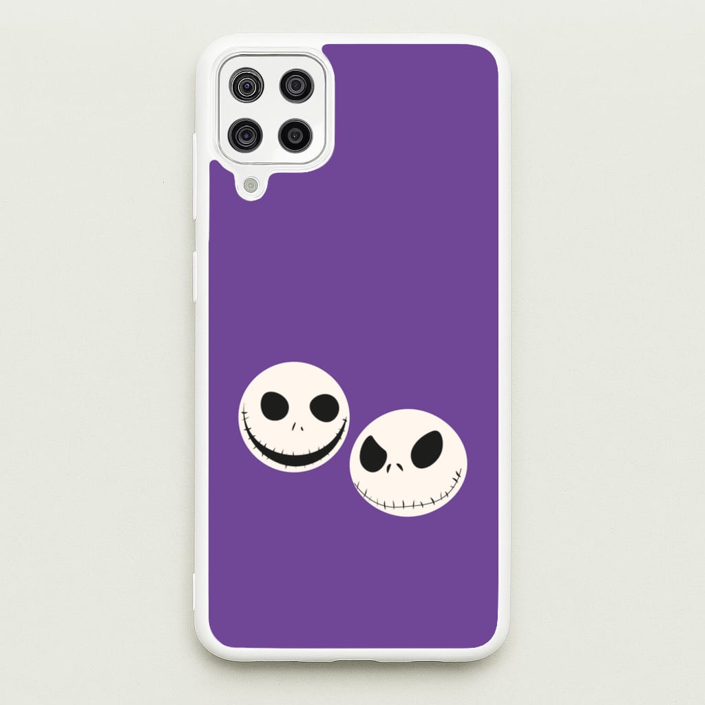 Skellington Heads - TNBC - Halloween Phone Case for Galaxy A12